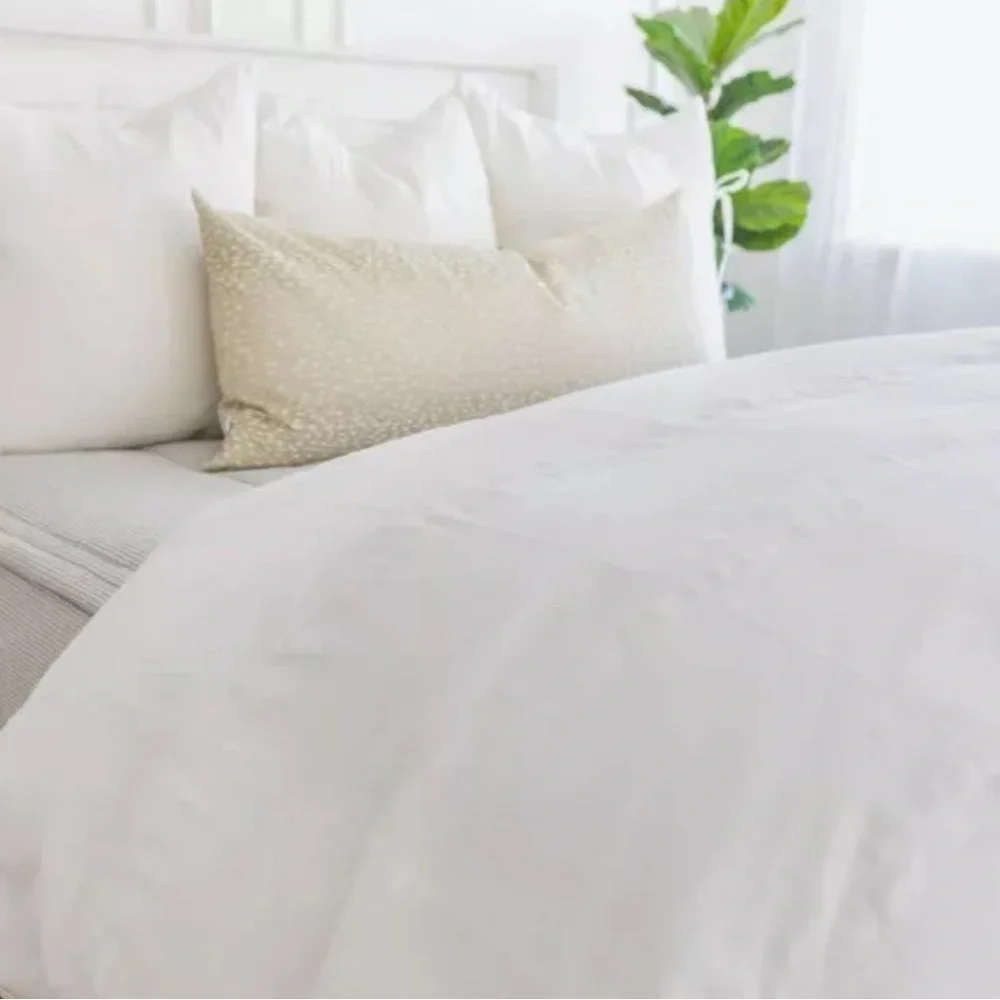 Beddy’s Charleston Queen Duvet Cover | WHITE/OFF WHITE | BRAND NEW WITH TAGS